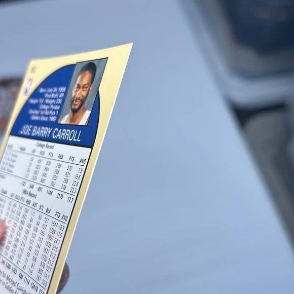 Joe Barry Carrol Denver Nuggets 1990 NBA HOOPS #92 Trading Card - Picture 7 of 9